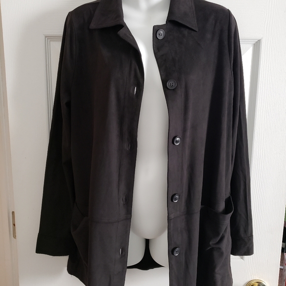 Faux Suede Jacket - Picture 14 of 14